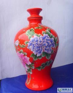 景德鎮特色陶瓷 三斤裝酒瓶~紅瓷 ~青花瓷必備_禮品、工藝品、飾品_世界工廠網中國產品信息庫